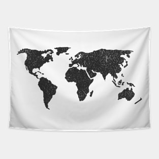 World Map Tapestry