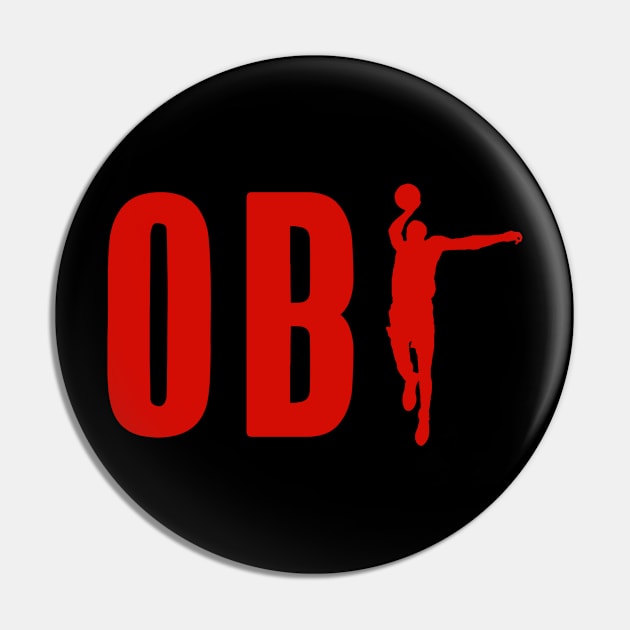 Obi Toppin - Dayton Basketball Pin by sportsign