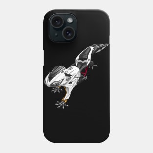 Triumph Daytona Gecko White Phone Case