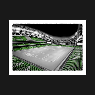 Aviva stadium - Lansdowne Road Ireland Football Stadium Print T-Shirt