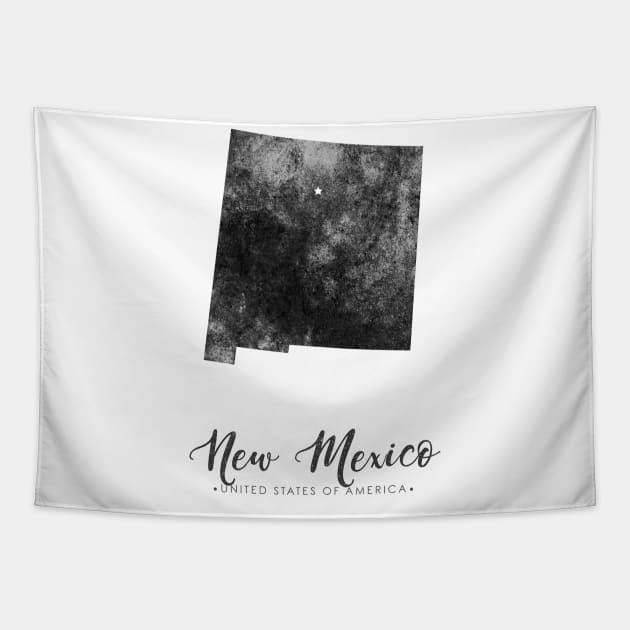 New Mexico state map Tapestry by StudioGrafiikka