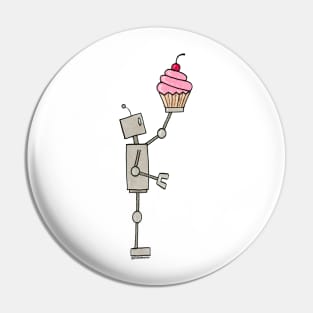 Cutebots Cupcake Pin