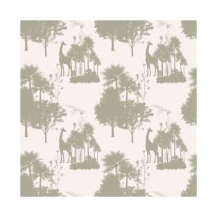 Neutral Safari Toile Pattern T-Shirt