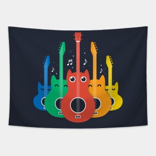 Kitty Jam Session Tapestry