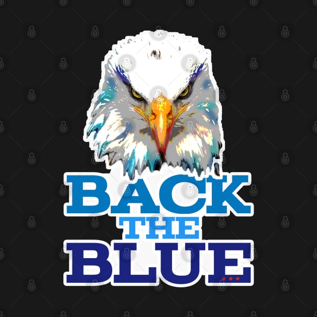 Back the blue eagle by Coron na na 