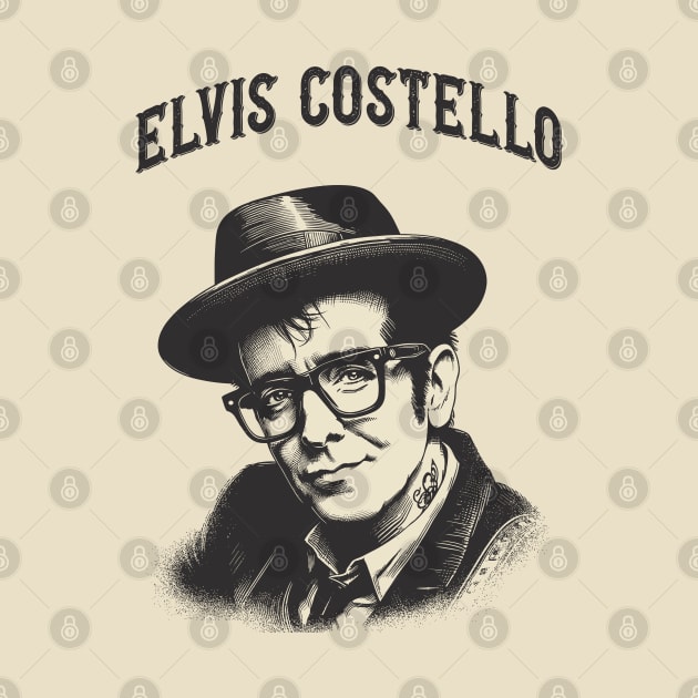 Elvis Costello by Yopi