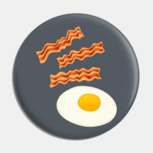 Breakfast With Bacon and Eggs Pin
