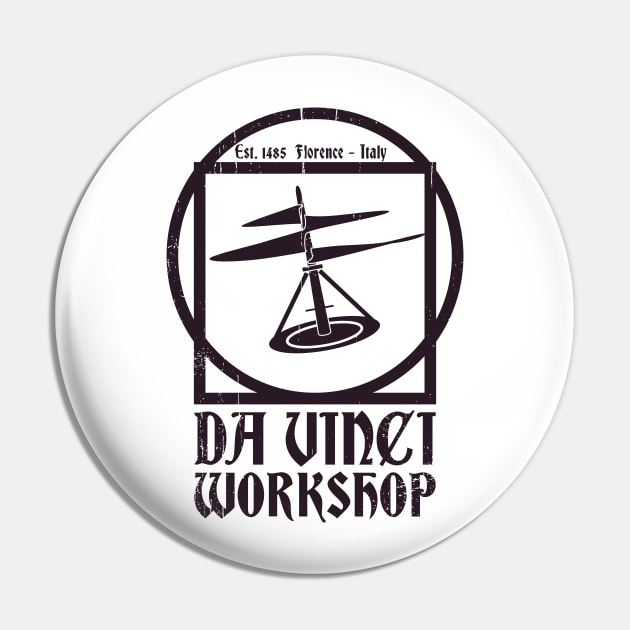 Da Vinci Workshop Pin by nickbeta