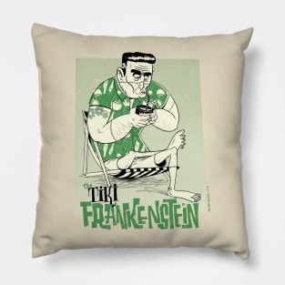 Tiki Frankenstein Pillow