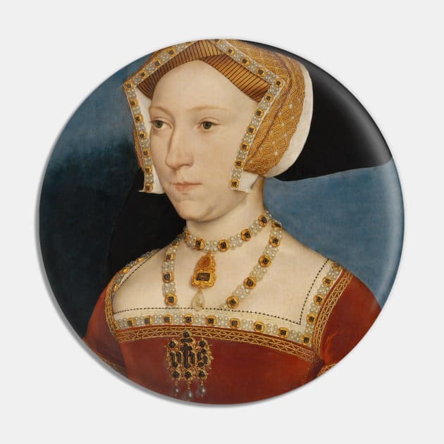 Jane Seymour Queen of England by Hans Holbein the Younger Pin by Classic Art Stall