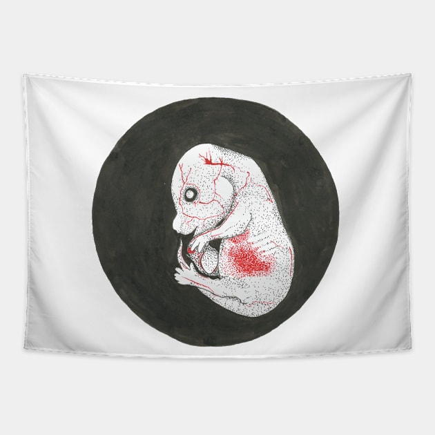 Rat embryo Tapestry by Créa'RiBo