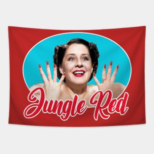 Jungle Red Tapestry