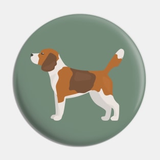 Beagle Dog Standing Pin