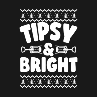 Tipsy & Bright Ugly Christmas T-Shirt