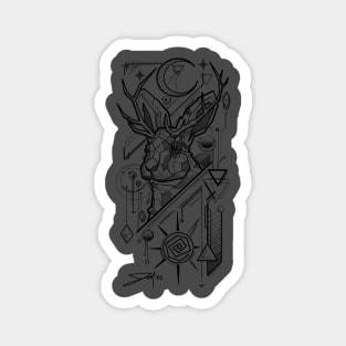 Geo Jackalope Magnet