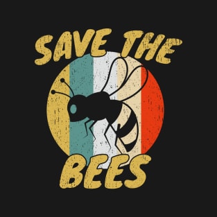 Retro Beekeeper Vintage Save The Bees Apiarist T-Shirt