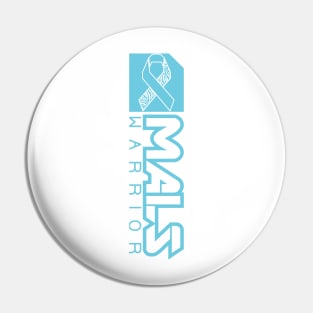 Median Arcuate Ligament Syndrome MALS (Cutout Teal Tall) Pin