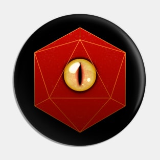 Monster Eye D20 Pin