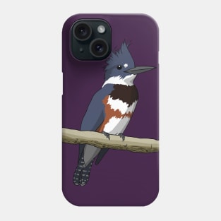 Belted Kingfisher Phone Case
