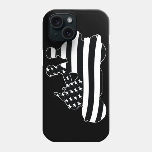 Patriotic American Flag Touring Motorcycle Phone Case