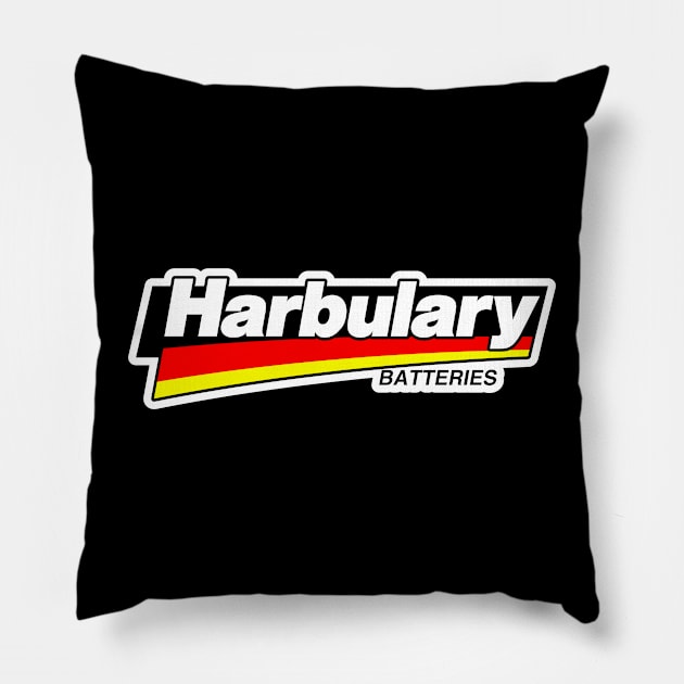 Harbulary Batteries Pillow by SilverBaX