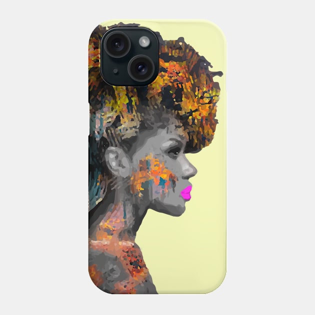 Afro Girl Phone Case by Izakmugwe