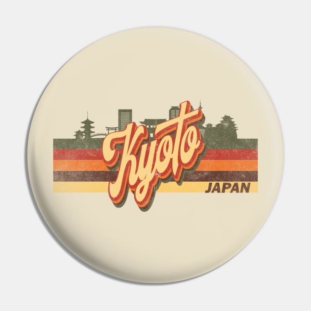 Retro Vintage Kyoto (distressed look) Pin by Happy as I travel