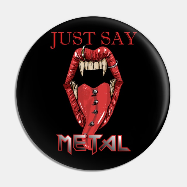 Just say Metal Pin by StarWheel