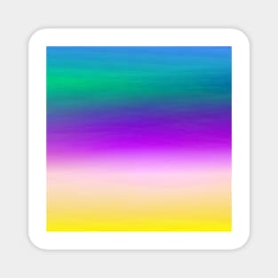 yellow pink purple white abstract texture Magnet