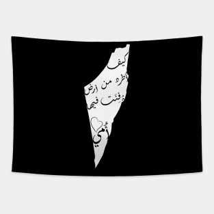 How do I expel from Palestine where my mother was buried? Tapestry