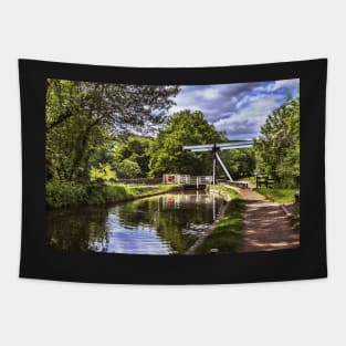 The Canal Bridge at Talybont on Usk Tapestry