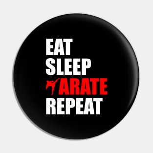 eat sleep karate repeat Pin