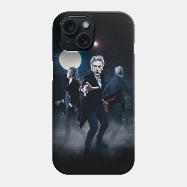 Twelfth Doctor "Triple" Phone Case by Art of Aaron Bailey