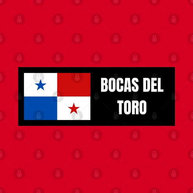 Bocas del Toro City with Panama Flag by aybe7elf