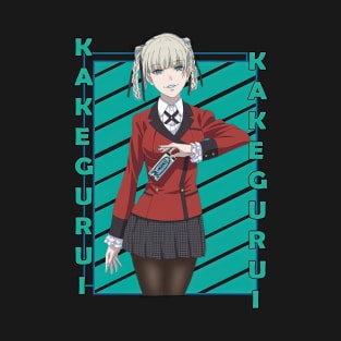 Kirari Momobami Kakegurui Kakegurui Twin Color Stripe T-Shirt