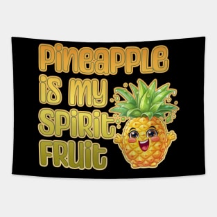 Pineapple is My Spirit Fruit Tapestry