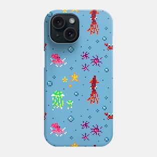 Sea Creatures Tile Phone Case