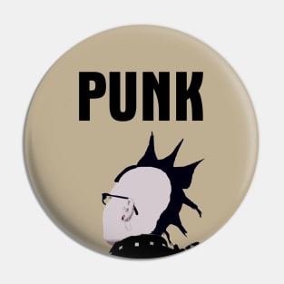 Punk Rock Graffiti Stencil Art Pin