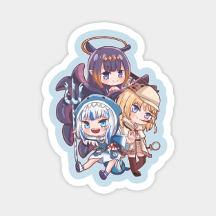 Ina, Ame, and Gura Magnet