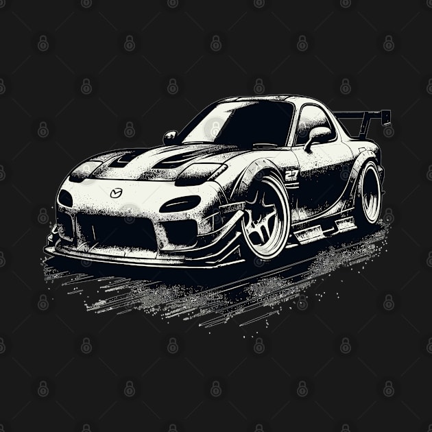 Mazda RX7 by Vehicles-Art