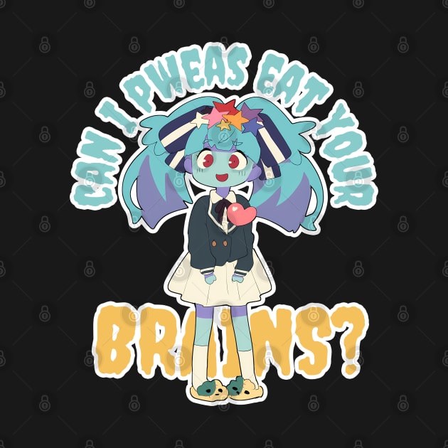 Can I Pweas Eat Your Brains by the-Bebop