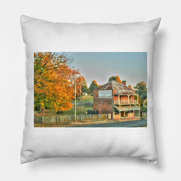 Hill End icon Pillow by Michaelm43