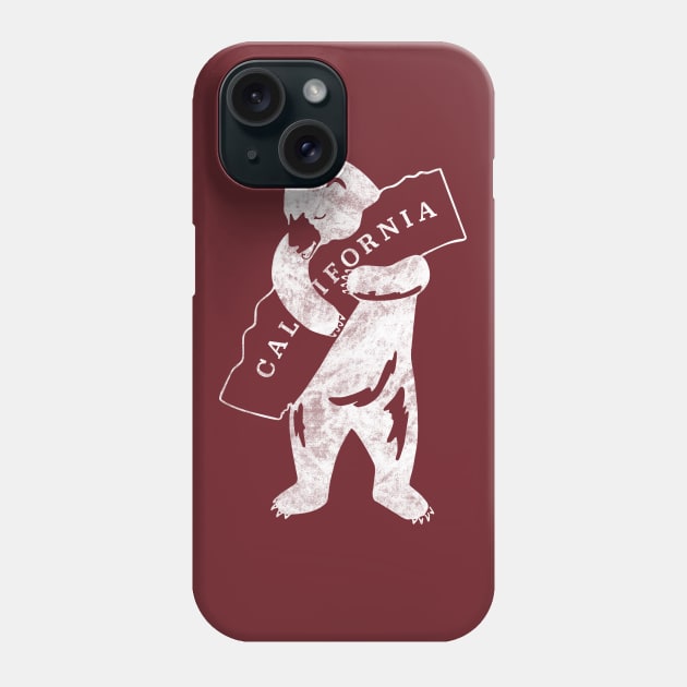 California bear (white) Phone Case by oliviabrett21