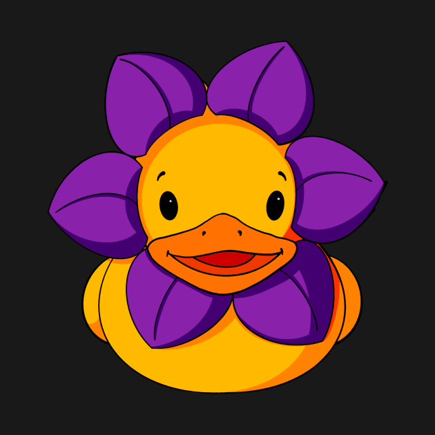 Flower Rubber Duck by Alisha Ober Designs