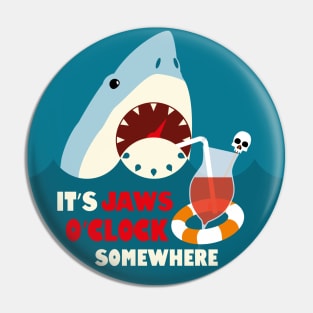 Shark O'Clock Pin