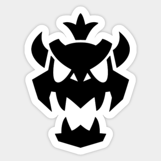 Dry Bowser Super Mario Minimalism