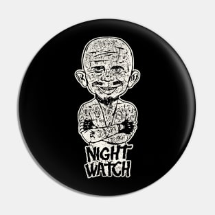 GG Allin NIGHT WATCH Pin