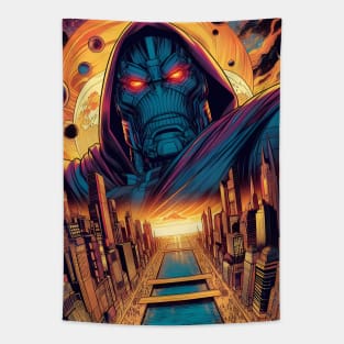 Conquer the Cosmos with Darkseid: Legendary Art and Overlord Designs Await! Tapestry