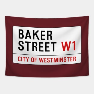 Baker Street sign, 221B, Sherlock Tapestry