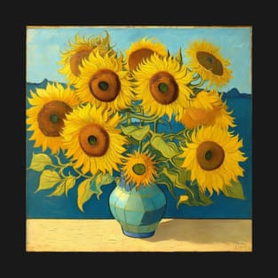 Van Gogh's Still Life "Sunflowers" Tribute T-Shirt